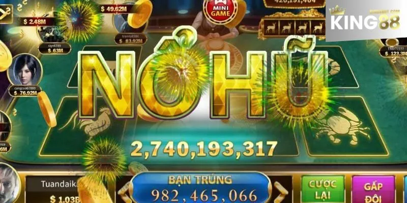 Những giá trị lớn tại Nổ hũ king88