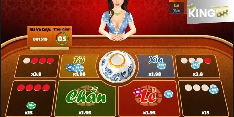 Sảnh game xóc đĩa King88 khá hấp dẫn